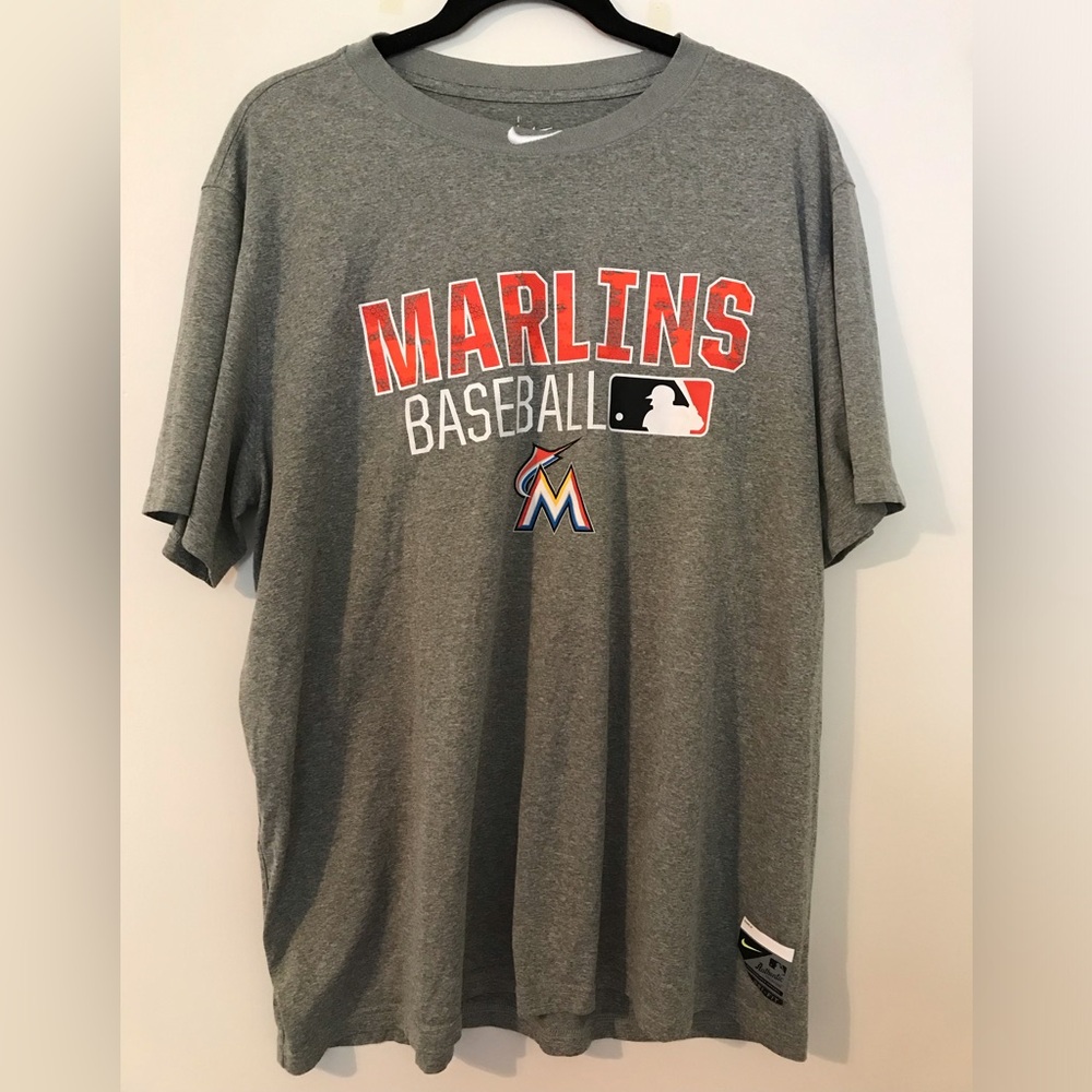 Miami Marlins Nike Authentic Collection Team Issued Performance T-Shirt XL